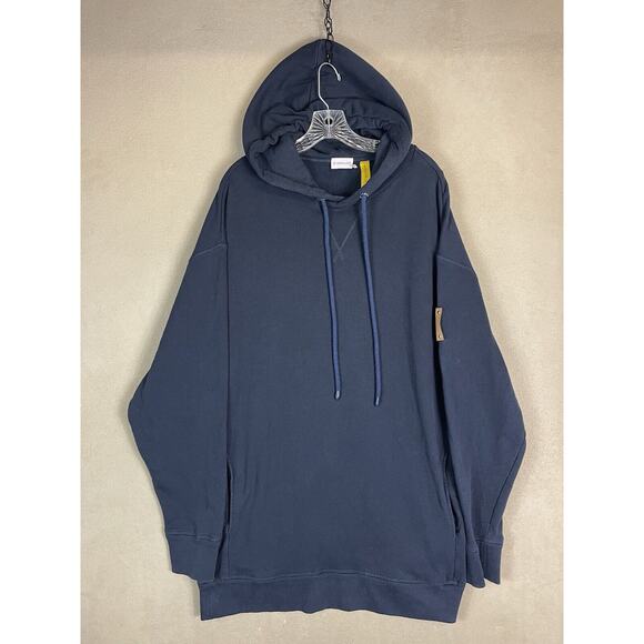 Moncler Hoodie Mens Large Blue JW‎ Anderson Designer Pullover Sweater Adult - Picture 1 of 16